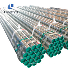 galvanized steel pipe 2 3 4 inch round handrails swaged tube price used greenhouse structure water well